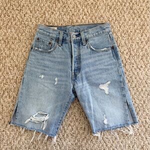Levi’s Distressed 501 Shorts